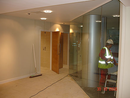 photograph of a commercial tiling job by Versa Tile Ceramics, Hampshire