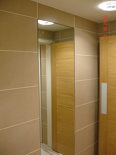 photograph of a commercial tiling job by Versa Tile Ceramics, Hampshire