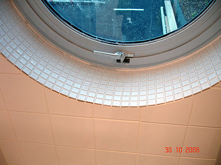 photograph of a commercial tiling job by Versa Tile Ceramics, Hampshire